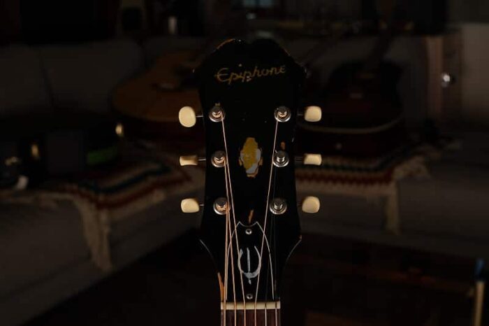 Epiphone Texan 1964 - Natural - Image 5