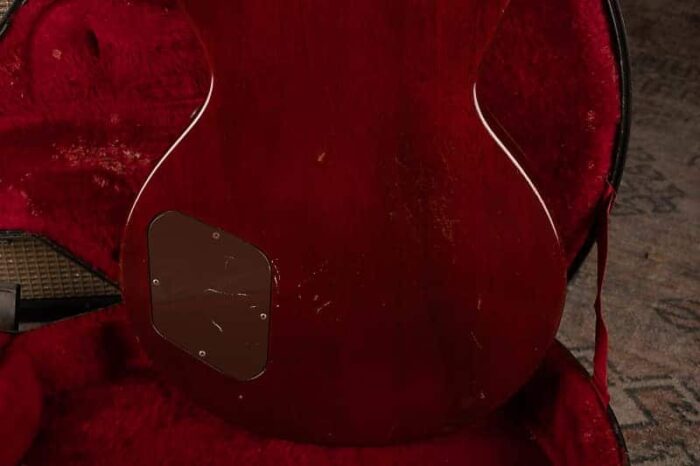 Gibson Les Paul Deluxe 1975 - Faded Wine Red - Image 10