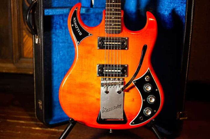Baldwin Baby Bison 1960s Orange Burst