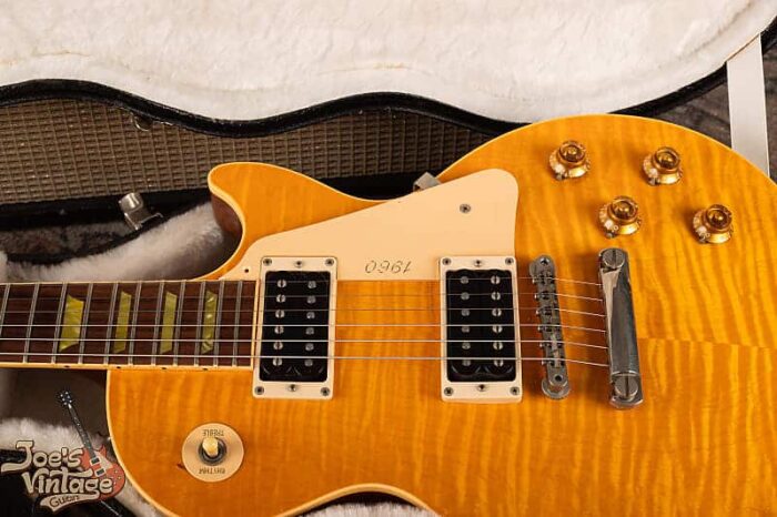 Gibson Les Paul Classic Premium Plus 1999 - Amber AAAA FLAME - Image 12