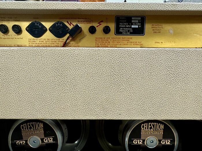 Marshall JCM 800 Lead Series Model 4104 50-Watt Master Volume 2x12 Combo 1980s - Black - Image 8