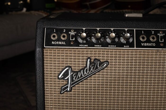 Fender Blackface Twin Reverb 1966 - Image 4