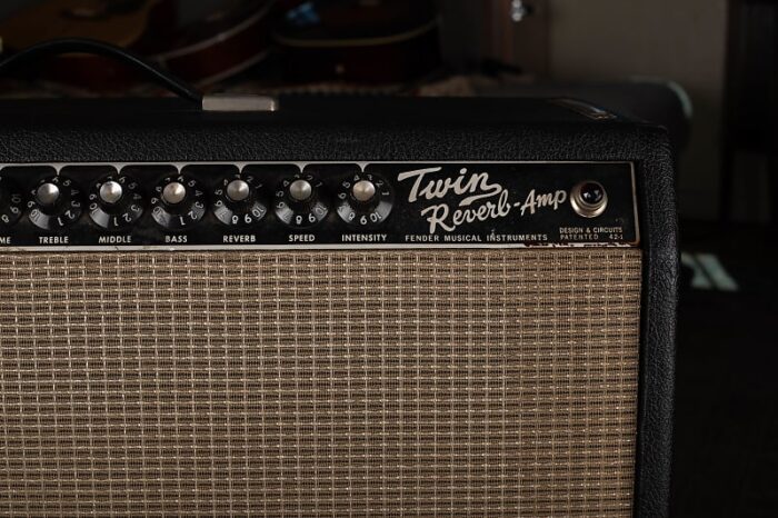 Fender Blackface Twin Reverb 1966 - Image 5