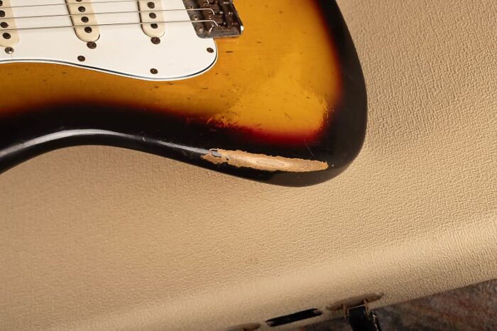 Fender Stratocaster 1966 - Sunburst - Image 7