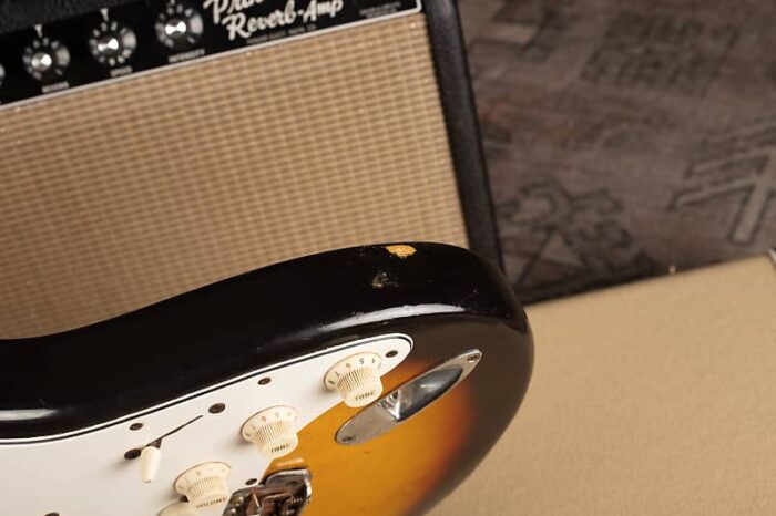 Fender Stratocaster 1966 - Sunburst - Image 8