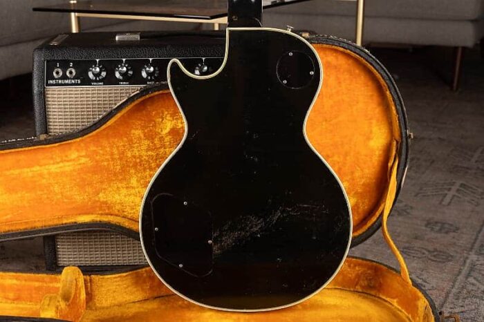 8lb 15oz! Gibson Les Paul Custom 1955 - Black - Image 8