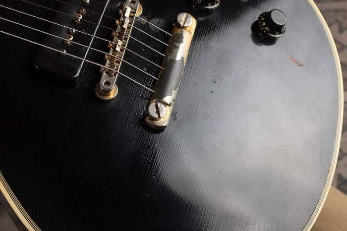 8lb 15oz! Gibson Les Paul Custom 1955 - Black - Image 18