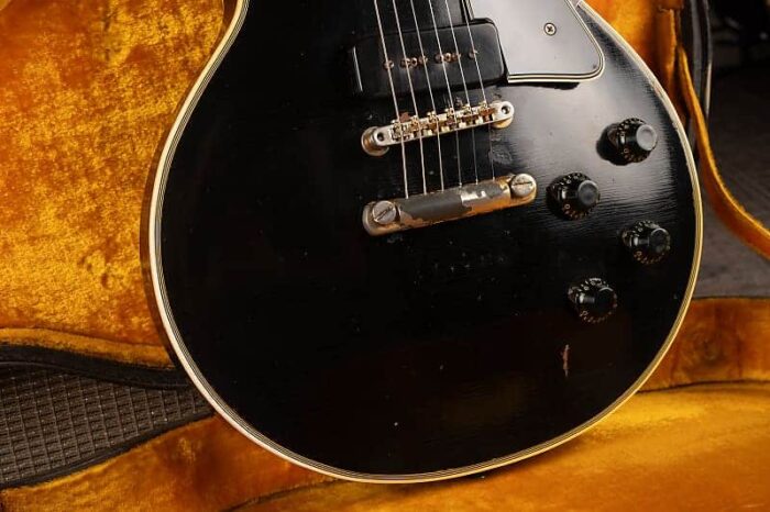 8lb 15oz! Gibson Les Paul Custom 1955 - Black - Image 3