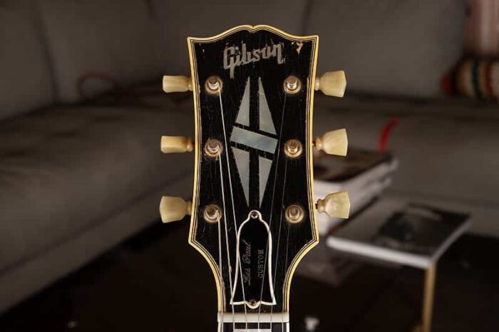 8lb 15oz! Gibson Les Paul Custom 1955 - Black - Image 5