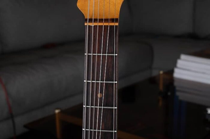 Fender Stratocaster 1963 - Refinished Lake Placid Blue - Image 6