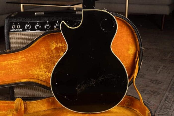 8lb 15oz! Gibson Les Paul Custom 1955 - Black - Image 12