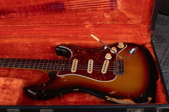 Jan. 1964 Fender Stratocaster - Sunburst - Image 13