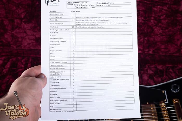 Gibson Custom Shop Limited Explorer Custom 2022 - Ebony - Image 13