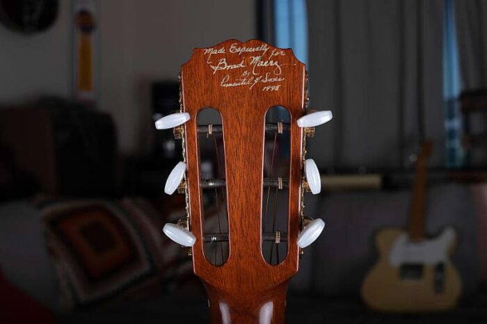 1 of 1 Pimentel 6-M Mesquite Southwest Custom Steel String 1998 - Image 10
