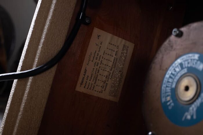 Fender Twin Amp 1960 - Blonde - RARE - Image 4