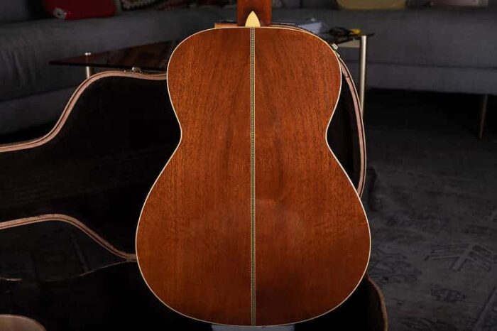 1 of 1 Pimentel 6-M Mesquite Southwest Custom Steel String 1998 - Image 8