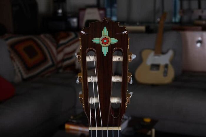 1 of 1 Pimentel Grand Concert Custom Southwestern 1997 - Indonesian Rosewood