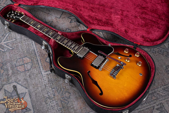 Gibson ES-335 1965 - RARE Maestro Vibrola - Sunburst - Image 5