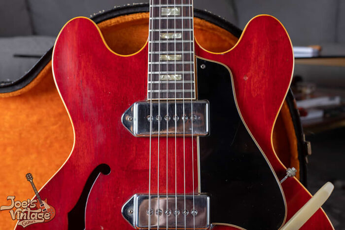 Gibson ES-330 1967 - Cherry - Rare Maestro Vibrato - Image 8