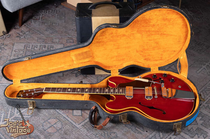 Gibson ES-330 1967 - Cherry - Rare Maestro Vibrato - Image 7