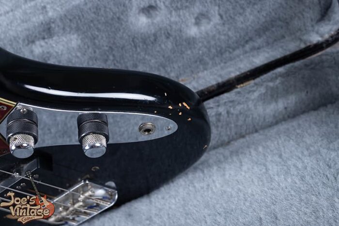 Fender Stack Knob Jazz Bass 1961 - Black Refinish - Image 11