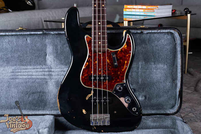 Fender Stack Knob Jazz Bass 1961 - Black Refinish