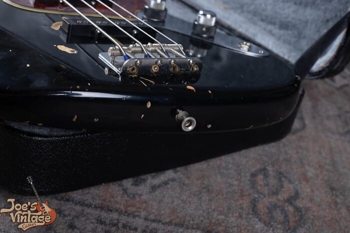 Fender Stack Knob Jazz Bass 1961 - Black Refinish - Image 20