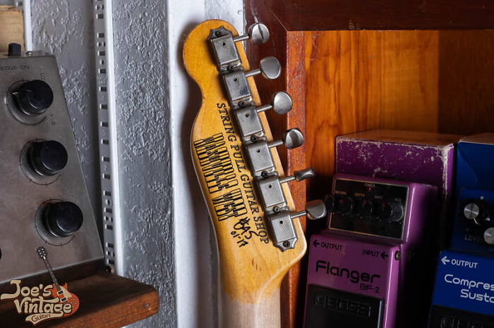String Pull Shop Nashville West Clarence White B-Bender Telecaster 2017 - Sunburst - Mike Nihen Made - Image 13