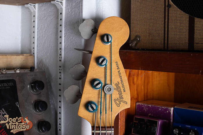 Fender Musicmaster Bass 1976 - Black - Image 3
