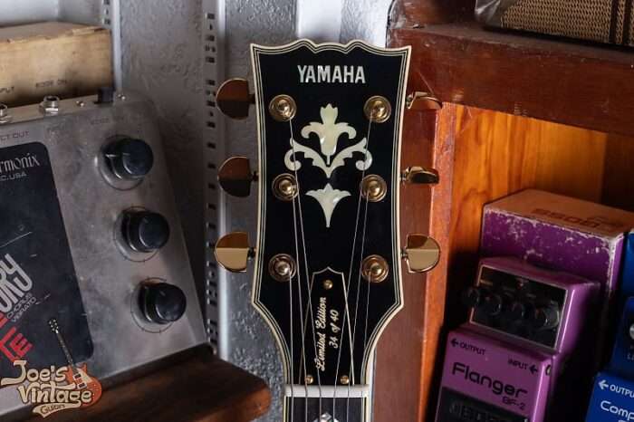 Yamaha SGB3000 40th Anniversary 2009 - With Display Case! Charcoal Sparkle - Image 5