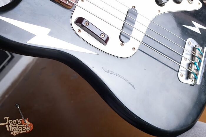 Fender Musicmaster Bass 1976 - Black - Image 4