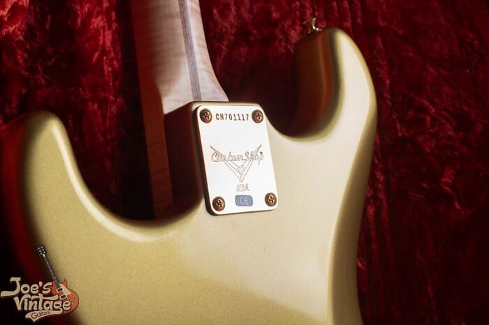 1 of 1 Made for NAMM CEO Larry Linkin - Fender Custom Shop Stratocaster 2001 - Gold - Image 11