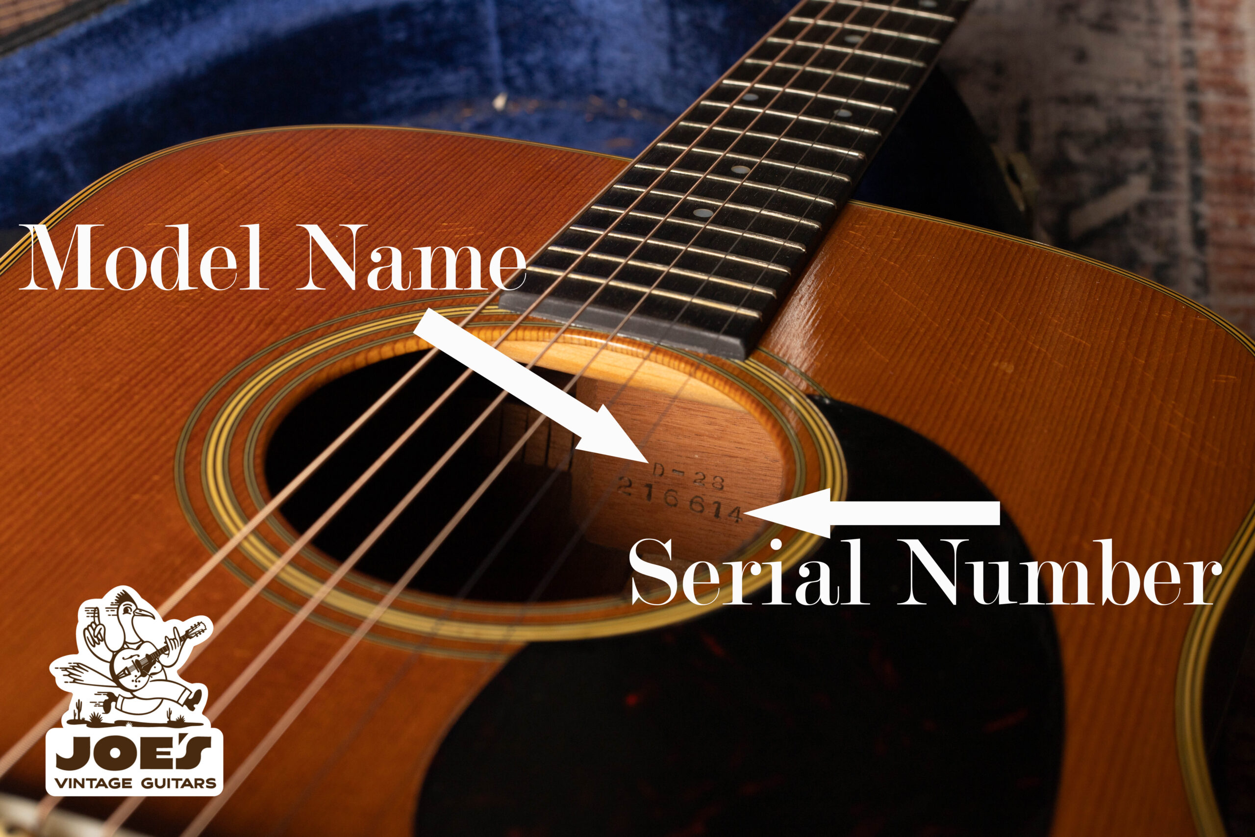 Model-Name-Serial-Number-Martin Model Name and Serial Number on a Martin Acoustic Guitar
