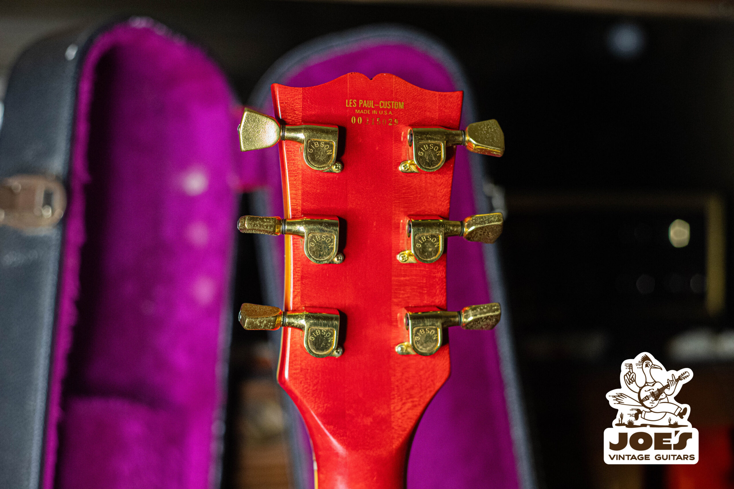 Identifier for the back of a Gibson Les Paul headstock