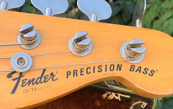 76 Prefix on a Fender Starcaster Headstock
