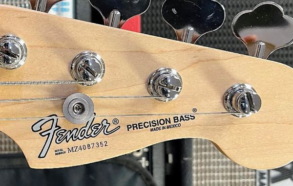 MZ Prefix on a Fender Precision Bass