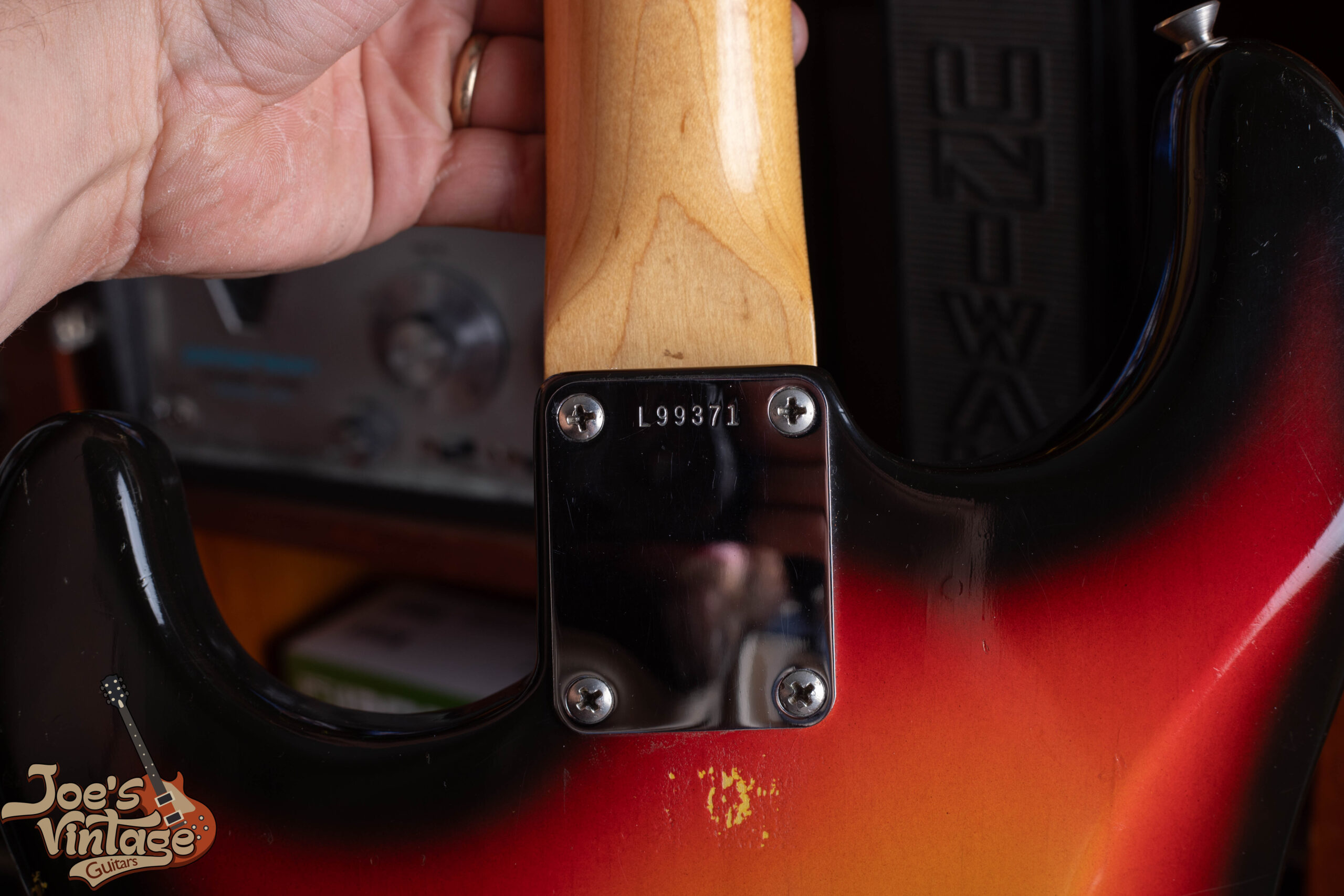 A Fender Neck Serial Number That Starts With L