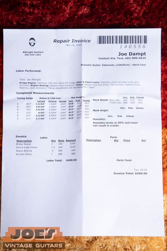 Edmonds OM-28 2014 - BRAZILIAN & Adirondack - Image 16