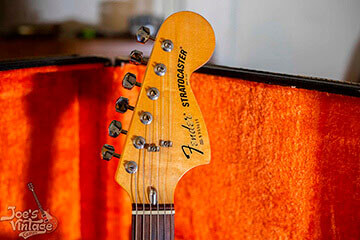 Headstock on a 1959 fender telecaster blonde
