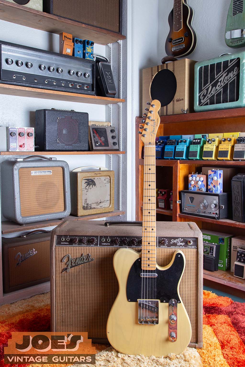 1952 Fender Telecaster butterscotch blonde electric guitar