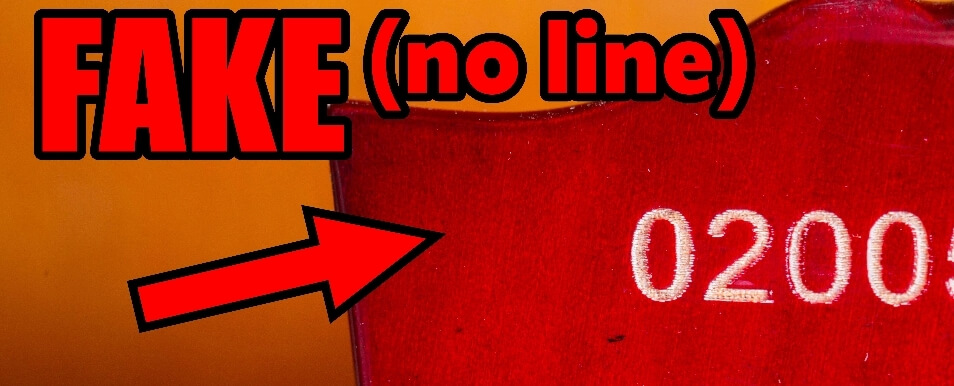 Fake Gibson Headstock Back Showing No Wing Seam Line