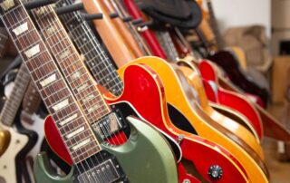 A vintage guitar collection purchased by Joe's Vintage Guitars