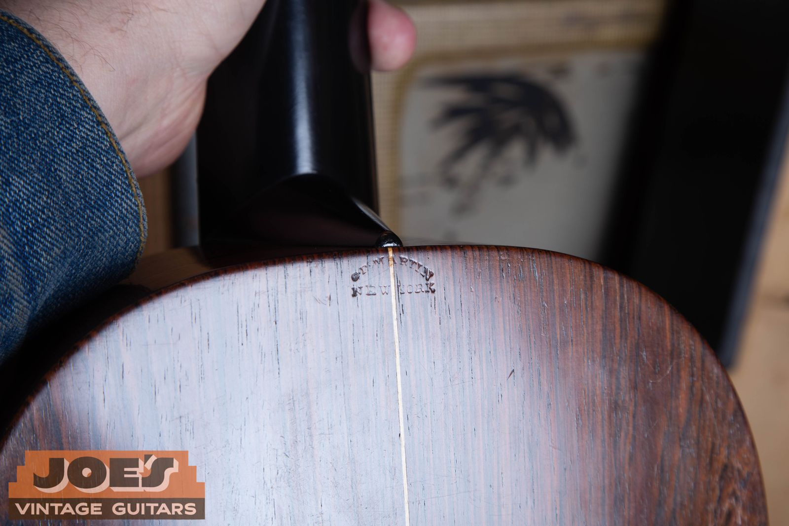 Vintage Martin Back of Body Wood Stamp