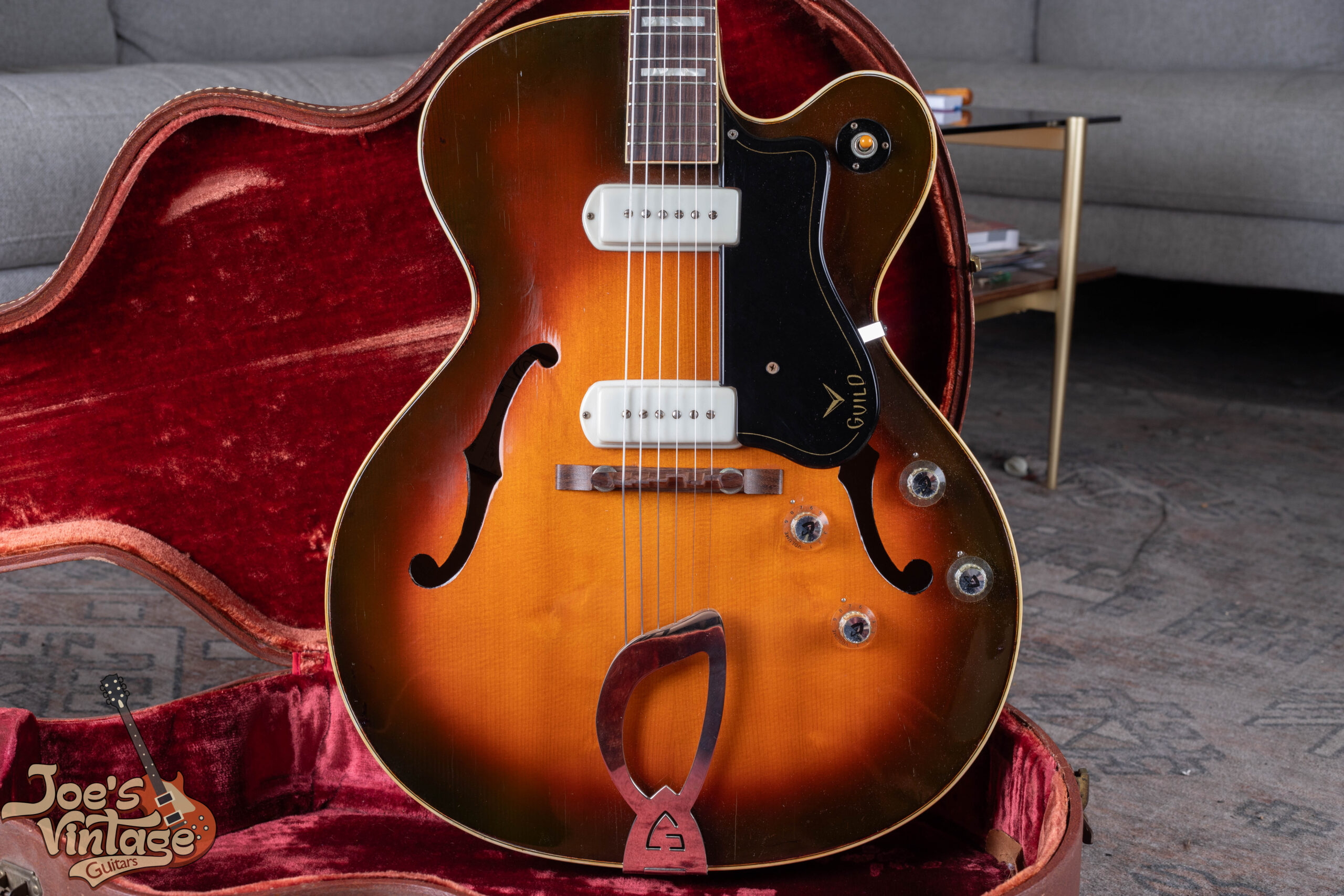 1950s Guild X-175 Sunburst — Vintage Guild Guitars bought by Joe's Vintage Guitars
