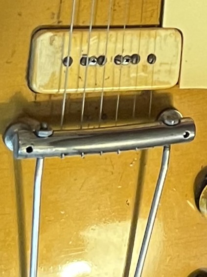 1952 Gibson Les Paul wrap-under trapeze tailpiece original