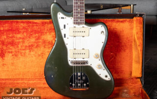 A 1966 Fender Jazzmaster in custom Charcoal Frost finish.