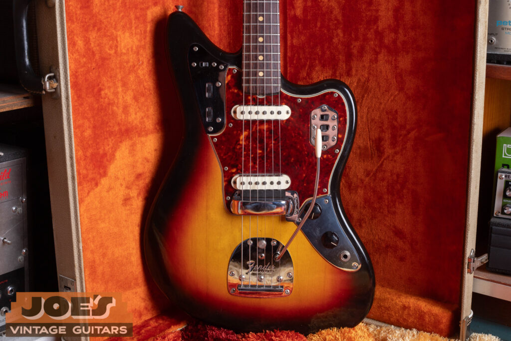 Vintage 1965 3-Tone Sunburst Fender Jaguar L-Series Electric Guitar