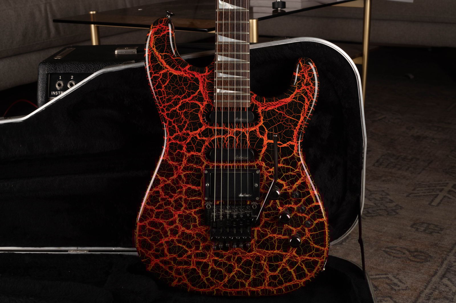 Charvel Model 5 lava crackle finish — USA-Made Charvel Guitars bought by Joe's Vintage Guitars