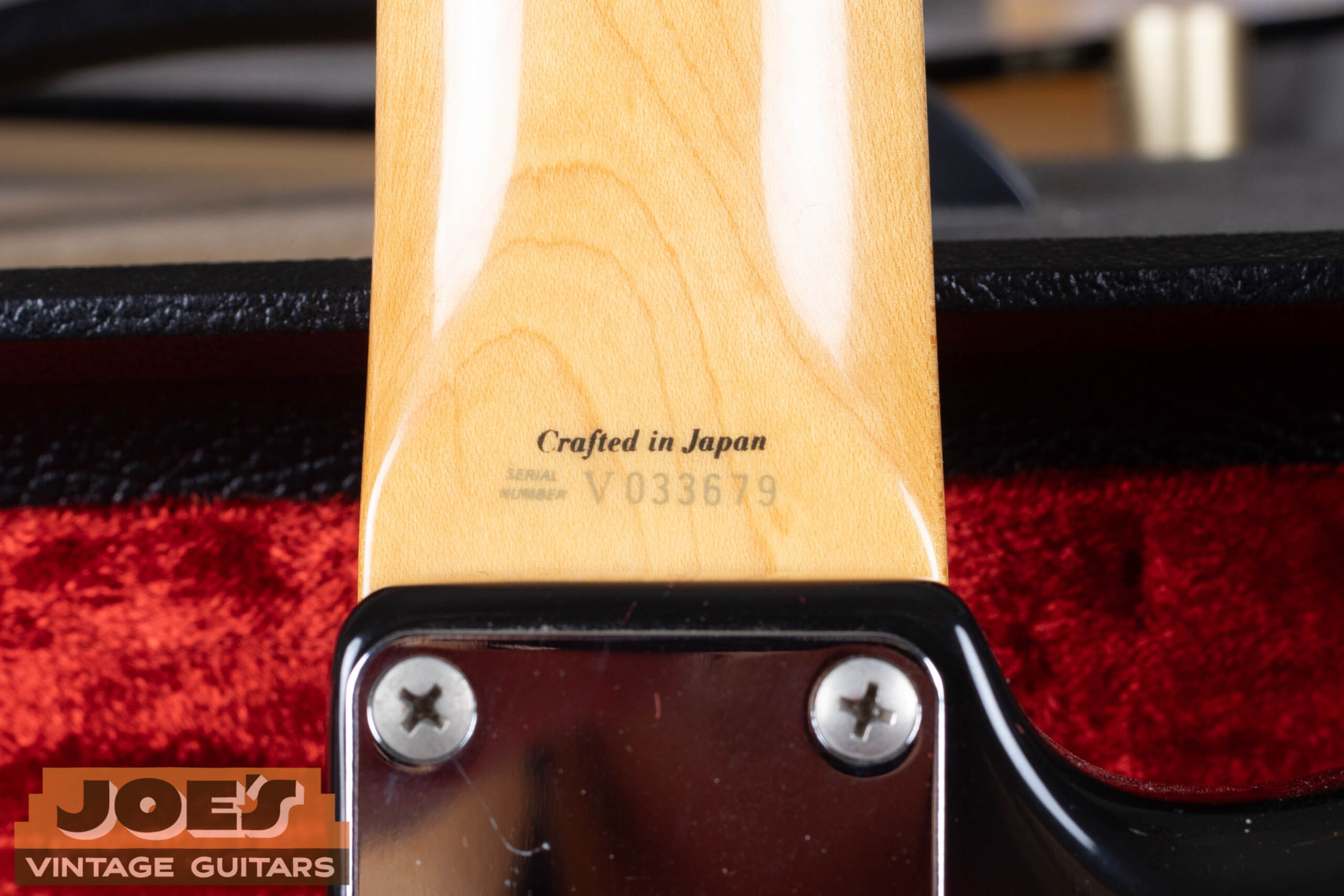 Back of neck heel serial location