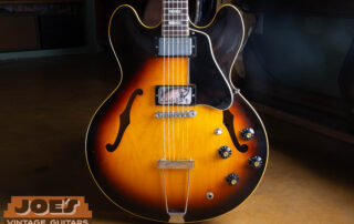 A 1968 Gibson ES-335 in Sunburst finish. This example is in near mint condition.